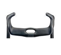 YNKJFOD Guidon De Vélo De Piste/Contre-la-Montre en Fibre De Carbone - Fixe, Noir Mat, 31,8 Mm(365MM)