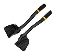 YNKJFOD Guidon De Vélo De Route/Contre-la-Montre Entièrement en Fibre De Carbone Aero Rest Bar 3K Mat(Yellow)