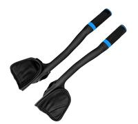 YNKJFOD Guidon De Vélo De Route/Contre-la-Montre Entièrement en Fibre De Carbone Aero Rest Bar 3K Mat(Blue)