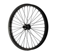 YNKJFOD Roue Avant De Vélo 17/19 Pouces, 1.6 Pouces, Largeur 36H, Rayons 10G, Moyeu 110x20mm, Noir(16in)
