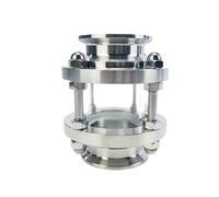 YNKJFOD Voyant Tri-Clamp À Corps Court De 2 Pouces, Diamètre Extérieur De 64 Mm, Raccord Sanitaire SS304 for La Surveillance des Processus