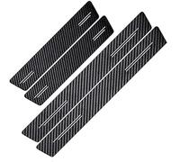 YNNBJX 4 Pièces Voiture Plaques Seuil Porte pour Capri EV Edge CD539 Edge L CDX706 Kuga C520 C482 Explorer CX740, Autocollants Fibre Carbone Protection Contre l'abrasion Pédale Bienvenue