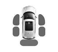 YNNBJX Auto vitres latérales Pare-soleils pour Fiat 500 (312) Hatchback 2010-2015,Voiture Pare-Soleil fenêtre latérale Pare-Soleil Fenêtre,A