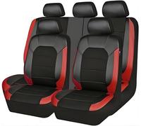 YNNBJX Housse De Siege Voiture, pour Suzuki Swift 2005-2024 Housse Protection Sièges Imperméable Résistant À l'usure Coussin Accessoire,A/Red