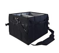 Ynnhik Boîte de rangement pour ustensiles de barbecue, sac à outils de barbecue, bandoulière rembourrée, organiseur d'ustensiles de cuisine, poches latérales en maille, sac de rangement pour