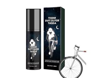 Ynnhik Bombe de peinture réfléchissante - 100 ml - Peinture lumineuse pour vélo de nuit - Peinture réfléchissante pour vêtements, vélos, skateboards, toile, tissu