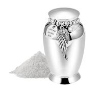 Ynnhik Dog Urns - 2.76 inch Metal Memorial Container, Compact Keepsake Box, Elegant Design, Timeless Pet Remembrance | Small Metal Urns for Dog Cat Puppy Animal Funeral Bereavement Storage