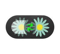 Ynnhik Glissière de Couverture de caméra pour Ordinateur Portable - Couvercle d'objectif de téléphone Portable Slide Anti-Peeping | Motif Exquis Couvercle d'objectif de téléphone Portable, caméra