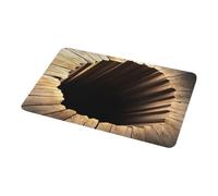 Ynnhik Tapis D'illusion D'optique - Paillasson À Effet Visuel 3D, Tapis Antidérapant en Velours Endless Abyss | Revêtement De Sol pour Entrée Intérieure Et Extérieure, Salle De Bain, Porte D'entrée,