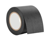 YNNHUDEEP Ruban adhésif antidérapant autocollant en PVC - 1 ruban de guidon - Noir - 5 cm x 5 m - Avec adhésif structuré - Pour outils