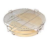 YNNI KAMADO TQDC18 Système Divide and Conquer pour barbecues d'un diamètre extérieur de 45,7 cm Convient pour Aldi Kamado avant 2020 6 pièces avec support de casserole TQDC18