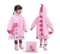 Ynport Crefreak Enfants Poncho De Pluie Imperméable Cape De Pluie Pliable Vêtements De Pluie Mignon Enfants Imperméable Léger Cartable Saboté Imperméable Pour Fille Garçon， Rose， XXL