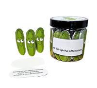 YNPQTDS 30 Cartes D'Encouragement | Soutien Pickle,Set de Citations Positives pour Affirmation Pot à Messages Ados Adultes Amis Élèves Enseignants Collègues Noël École Université Remise