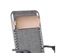 YNPQTDS 37x17cmx5cm Coussin Repose Tete TRANSATs Oreiller Inclinable Appuie Tete Fauteuil Salon tes-Lin Oreiller avec Élastique Réglable pour Chaise Jardin Coussin Appui Tête Réglable en Hauteur