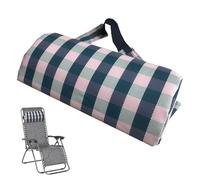 YNPQTDS 37x17cmx5cm Coussin Repose Tete TRANSATs Oreiller Inclinable Appuie Tete Fauteuil Salon tes-Lin Oreiller avec Élastique Réglable pour Chaise Jardin Coussin Appui Tête Réglable en Hauteur