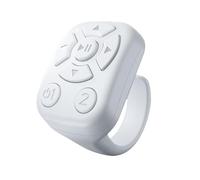 YNPQTDS 40 mAh Fingertip Auto Camera Déclencheur ABS 2,9 x 3,2 x 2,1 cm Anneau de défilement à distance Tourneur de page sans fil pour téléphone à continu Contrôle du bout des doigts pour photos