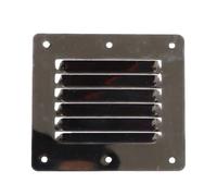 YNPQTDS Aérateur marin | Ventilateur en acier inoxydable - Valve d'air à lamelles rondes, pour moteur de terrasse, mur, moteur extérieur