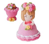 YNPQTDS au Crochet réversible - Bouquet de Fleurs réversible pour Filles - Cadeau Mignon pour Adolescentes, Filles, Enseignants, Remise de diplôme, Anniversaire, Maman, Amis, Noël, Pâques