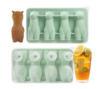 YNPQTDS Bac à glaçons amusant, plateau à boisson fantaisie | Moule à chocolat en forme d' en silicone à 4 cavités, gadget de cuisine pour whisky, cocktails, thé, café