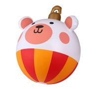 YNPQTDS Balle gonflable de Noël - 58 cm - Décoration de Noël - Ours cerf - Décoration pour la maison, l'extérieur, le jardin, l'intérieur - Chemin de jardin, fête, terrasse, entrée