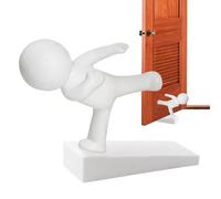 YNPQTDS Butée de porte pour bas de porte | Jolies figurines en caoutchouc - Protection de pare-chocs inférieure pour barre de sécurité pour éviter les dommages au mur, chambre à coucher, bureau