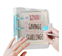 YNPQTDS Carnet d'Épargne - Challenge Économies 1950€ avec Autocollants,Organisateur Portable Suivi Argent Planificateur Économies pour Étudiants Femmes Adolescents