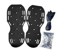 YNPQTDS Chaussures aérateurs pour Gazon | Chaussures d'aération de pelouse avec Pointes, Sandales avec Sangles réglables, Outil Robuste pour Sol, Cour, aménagement paysager, de Sol, Entretien