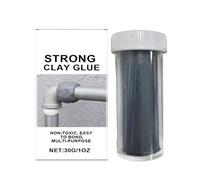 YNPQTDS Colle céramique - 30 g - Pâte de réparation étanche - Étanche - Résistant à la chaleur - Forte adhérence - Pour raccords de tuyaux, métal, céramique, carrelage, travaux manuels