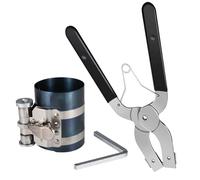 YNPQTDS Compresseur de Segments de Piston,Kit d'Installation et de Retrait en Acier pour Segments de Piston de Moteur Automobile | Équipement De Réparation Automobile Avec Pince Pour Véhicule