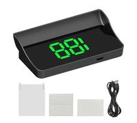 YNPQTDS Compteur De Vitesse Numérique Pour Voiture | HUD Automobile Sur Pare Brise,Moniteur Vitesse Pare-brise Pour Autoroute Voyages Circulation Navigation Urbaine Trajets Quotidiens,Conducteurs