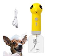 YNPQTDS Distributeur électrique de shampooing moussant pour chien | Bouteille mélangeuse de shampooing pour animaux de compagnie pour nettoyage - Mousse rechargeable pour salle de bain,