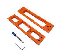 YNPQTDS Door Hinge Jig - Gabarit de fraisage pour charnières de porte - Kit de montage portable - Installation rapide pour réparation de garage - Portes extérieures