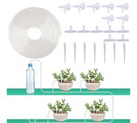 YNPQTDS Émetteurs D'irrigation Goutte À Goutte,7 Mètres De Tuyau Avec Goutteurs Auto-régulants - Émetteurs de à avec Tuyau de 7 m pour Jardin Parterre Pelouse Arbre en Pot Légume