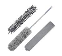 YNPQTDS Époussette Rétractable - Serpillère Lavable en Microfibre | Balai À Poussière pour Parquet,pour Maison Commercial Appartement Cuisine Salle de Bain Moquette Bois Dur Carrelage Mur Plafond