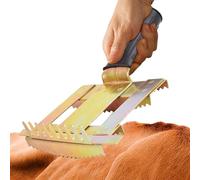 YNPQTDS Étrille pour animaux d'élevage - Peigne désépaississant pour bétail - Brosse de soin contre la casse des cheveux, pour chèvres, moutons, animaux domestiques et écurie