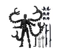 YNPQTDS Figurine d'action imprimée en 3D, figurine sensorielle flexible - Modèle de décoration multiarticulé pour enfants et adultes - Collectionneur - Armoire vitrine