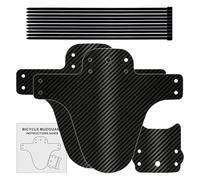 YNPQTDS Garde-Boue pour Bicyclette - Protecteur de la Boue en Fibre de Carbone | Protection de Bicyclette et Arrière - pour la Course, l'Urbain, Le Sentier, la Route, l'Extérieur et Le