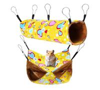 YNPQTDS Hamac pour Hamster | Lit balançoire pour Animal Domestique | Mobilier de Couchage Confortable pour Petits Animaux de Petite Race, Souris reposant sur Aire de Jeux, Jouets d'escalade, Salon