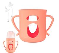 YNPQTDS Housse de biberon de lait, porte-biberon, en silicone, de rechange pour biberon de qualité alimentaire, incassable, avec bec de canard et tuyaux à bec verseur pour