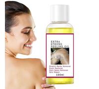 YNPQTDS Huile Peeling pour Peaux Noires | Solution de gommage ordinaire | Huile pour le corps et vieille huile de pelage jaune pour éclaircir et hydrater la plupart des types de peau