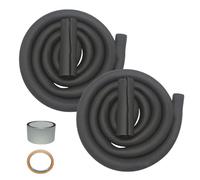YNPQTDS Isolation Thermique pour Tuyaux de Climatisation - Enveloppe Isolante Pour Climatisation | Manchon Thermique Imperméable Prédecoupé Longueur Épaisseur 9mm Pour Protection Hivernale Gouttières