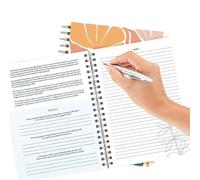 YNPQTDS Journal intime pour étude biblique - Agenda à spirale 52 semaines - Journal de prière - Pour pasteur, femme, mère, église, baptême, remise de diplôme, réflexion du soir - Routine matinale