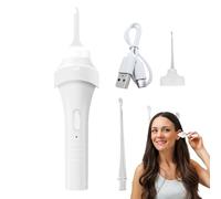 YNPQTDS Kit De Nettoyage D'Oreilles | Nettoyeur Auriculaire Électrique Avec Lumière LED | Accessoire De Soins Personnels Pour Retrait Du Cérumen Impacté Pression Démangeaisons Oreille Maison Voyage