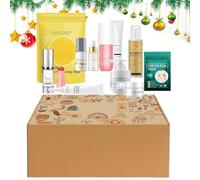 YNPQTDS Kit de soins de la peau | Produits nettoyants hydratants pour le visage, ensemble de soins de la peau nourrissants pour le visage pour femme, épouse, maman, petite amie, voyage, maison