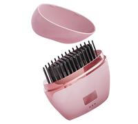 YNPQTDS Lisseur De Cheveux Sans Fil - Peigne Portable Anti Brûlure,Brosse Lisseuse Céramique Sans Fil - pour Cheveux Épais Courts Bouclés Hommes Femmes Voyage Maison Quotidien Salon Travail Soirée