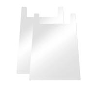 YNPQTDS Lot de 2 entretoises murales en acrylique transparent pour canapé, lit, armoire, maison, hôtel, sol, chambre à coucher, salon