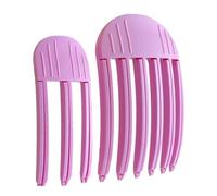 YNPQTDS Lot de 2 épingles à cheveux en ABS 3 et 6 dents en forme de tête de mort pour une personne naturellement paresseuse sans laisser de trace (couleur aléatoire) pour augmenter le haut de la tête