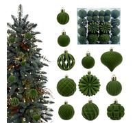 YNPQTDS Lot de 48 boules de Noël incassables, souples et incassables, accessoires d'intérieur saisonniers pour l'intérieur et l'extérieur, la cour, la terrasse, le jardin, les mariages