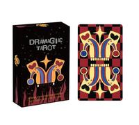 YNPQTDS Lot de 78 Cartes de Tarot - Jeu de société de Divination - pour, Adultes, chercheurs spirituels de méditation, Personnes réfléchissantes, Anniversaire, Vacances, fête