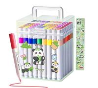 YNPQTDS Lot De Marqueurs | Lot de Feutres Colorés | Stylos Peinture Anti-Tâche Imperméables pour École Voyage